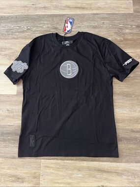 NWT Pro Standard NBA Brooklyn Nets T-Shirt Black Size S